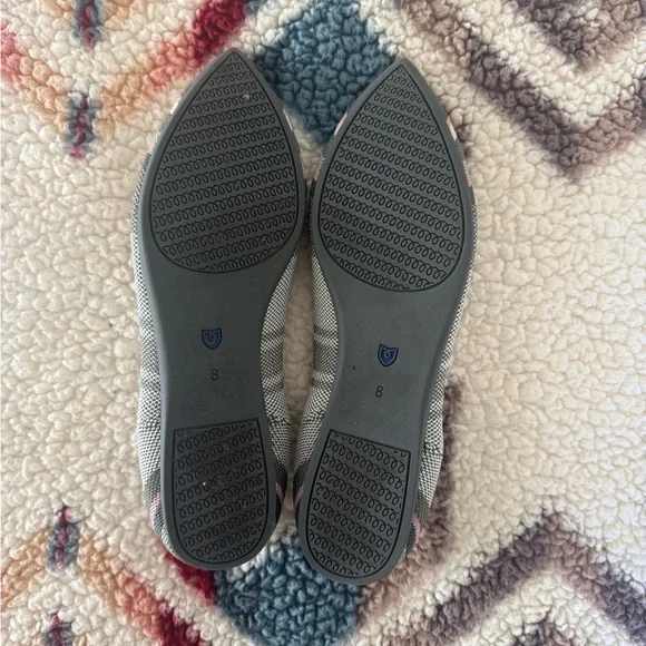 Rothy’s The Point Stripped Ballet Flats Size 8 - Picture 10 of 10